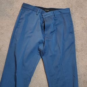 Blue dress slacks